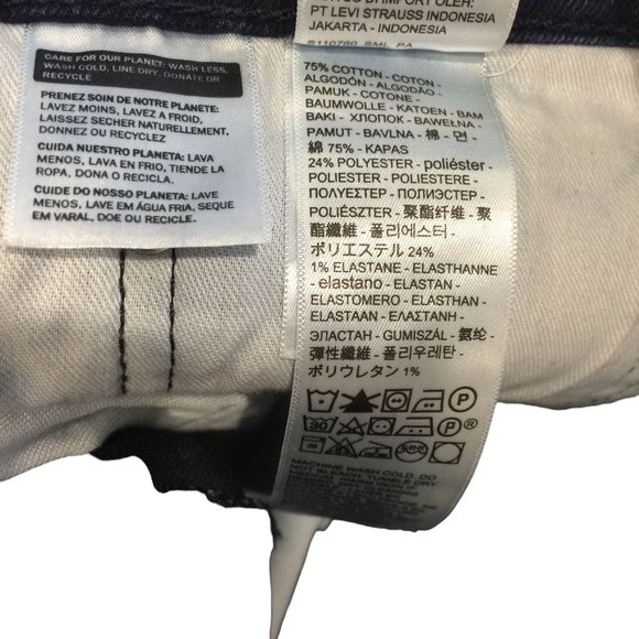 LEVIS 550 Relaxed 36 x 30 Stretch Men's Jeans Dark Wash Loose through the Thigh - Picture 6 of 6